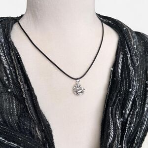 Lily Pad Frog Charm Necklace